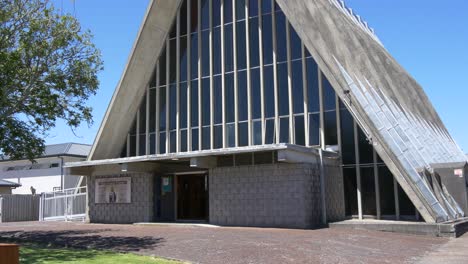 shot of religious christian or catholic chapel and altar for worshippers