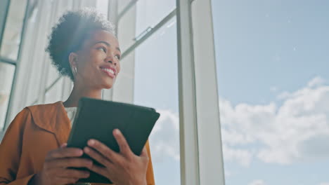 Black-woman,-face-with-corporate