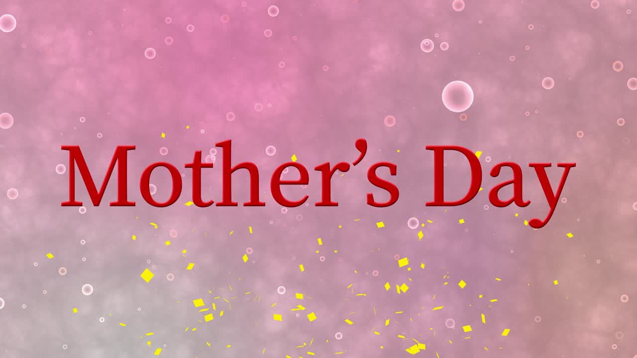어머니의 날 메시지 선물 선물 모션 그래픽