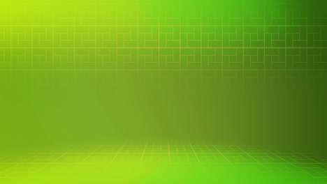 Modern-and-fashion-geometric-pattern-with-cubes-in-rows-on-green-gradient