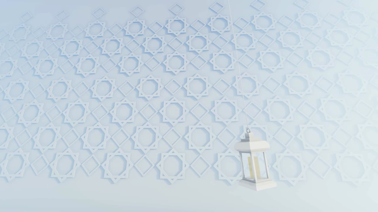 이슬람 아랍 랜턴 - 라마단 카림