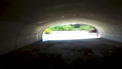 tunnels under the roadway divert flood waters from the indian bend wash scottsdale arizona