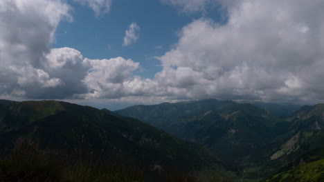 shot timelapse in the tatra mountains, tatra national park, poland