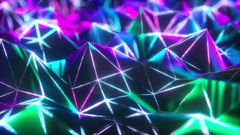 abstract neon geometric pattern