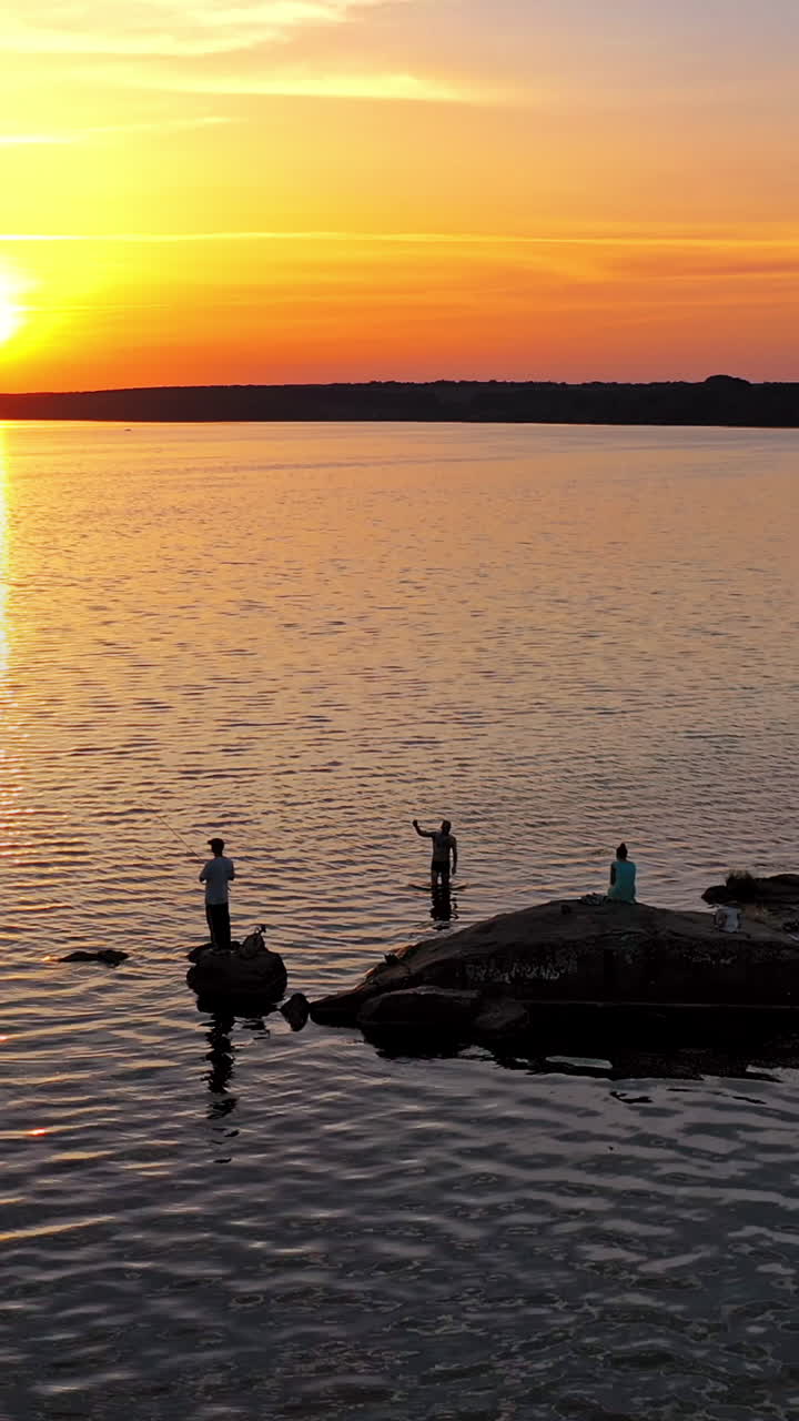 Sunset at dusk over river. Beautiful sunset on the river