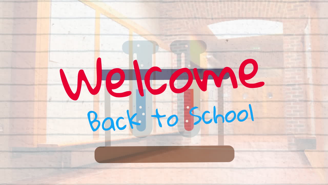 학교 복도에 대한 학교 텍스트에 다시 오신 것을 환영합니다.