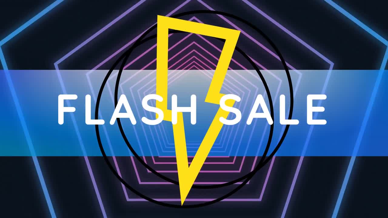 플래시 판매 4k의 디지털로 생성 된 비디오