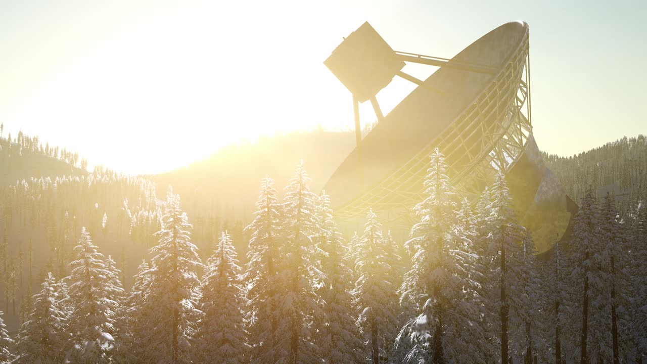 радиотелескоп обсерватории