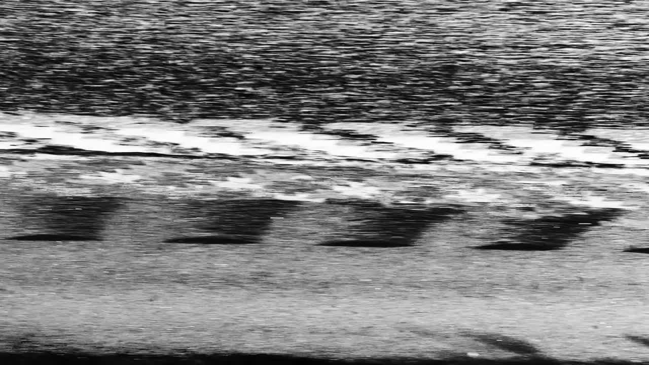 Abstrakt zoetropisk visuel effekt af vejskilte, fantastisk til VJ-loops, overlejringer og overgange