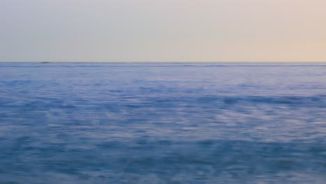 ocean waves timelapse with a clear sky