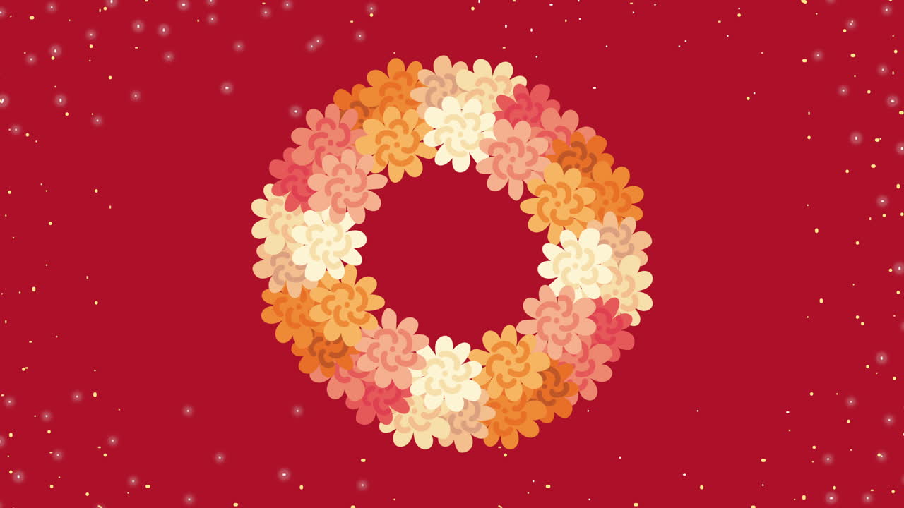 celebración de bhai dooj con una corona de flores