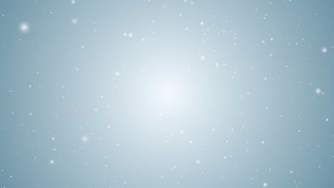 mesmerising calm and peaceful snowfall on grey-bluish background