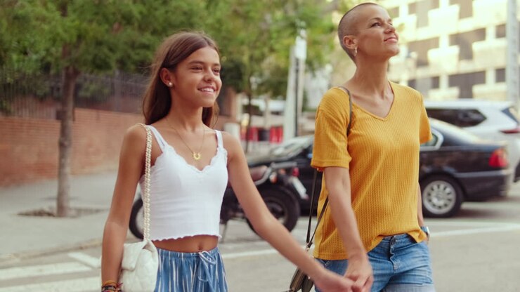Happy Girl Smiling On A Summer Day