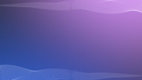 ondas degradadas de color púrpura y azul en la pantalla digital