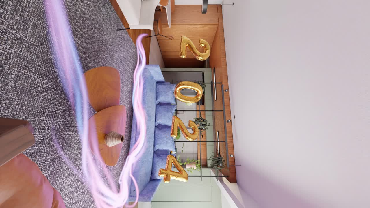 활기차고 현대적인 주거 공간이 2024 년을 앞두고 있습니다.