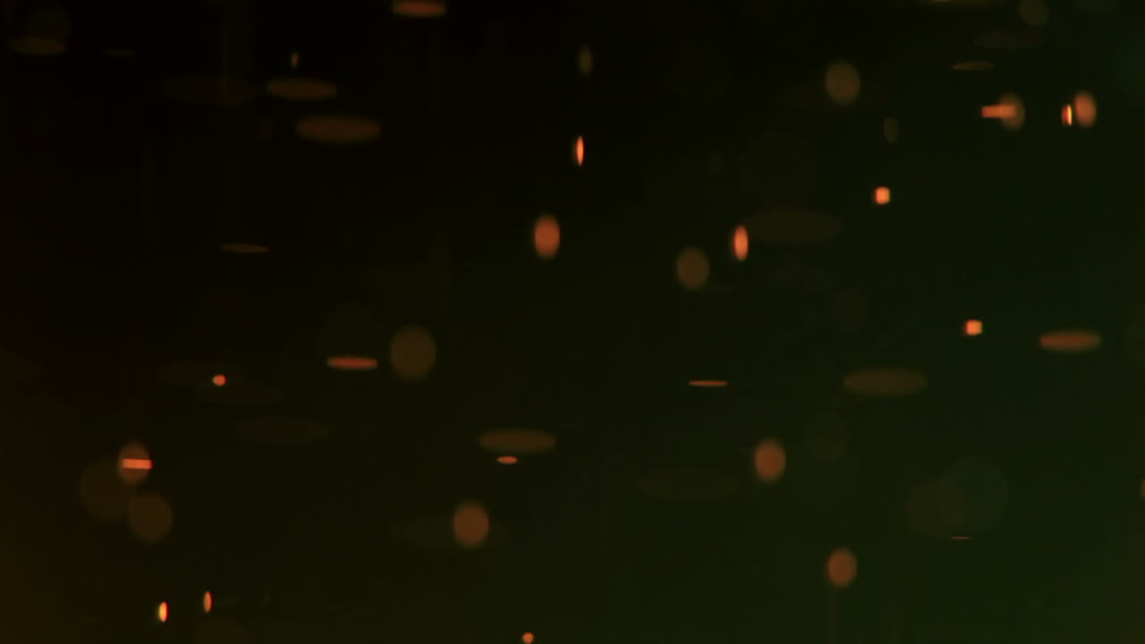 fondo de movimiento abstracto con burbujas amarillas macro disparo