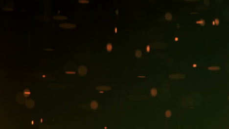 fondo de movimiento abstracto con burbujas amarillas macro disparo