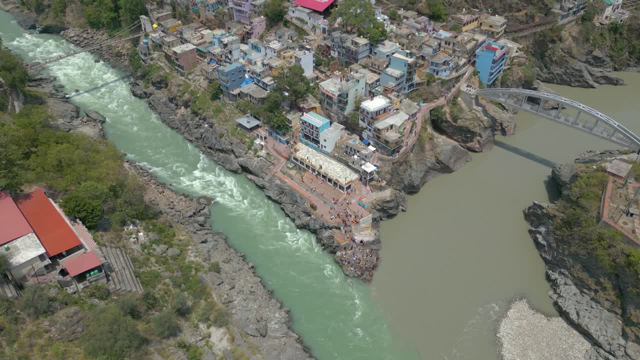 Devprayag is a town and a nagar panchayat, near New Tehri city in Tehri Garhwal District in the state of Uttarakhand, India,