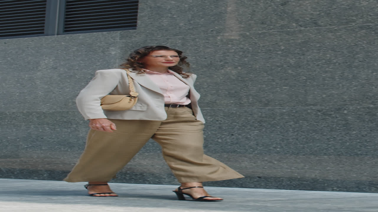 Female Entrepreneur Going to Office