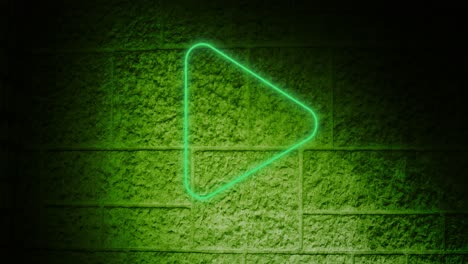 pulgares hacia abajo signo de neón en la pared de ladrillo 4k