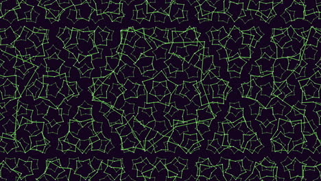 modern abstract black and green pattern with jagged shapes and repeating lines