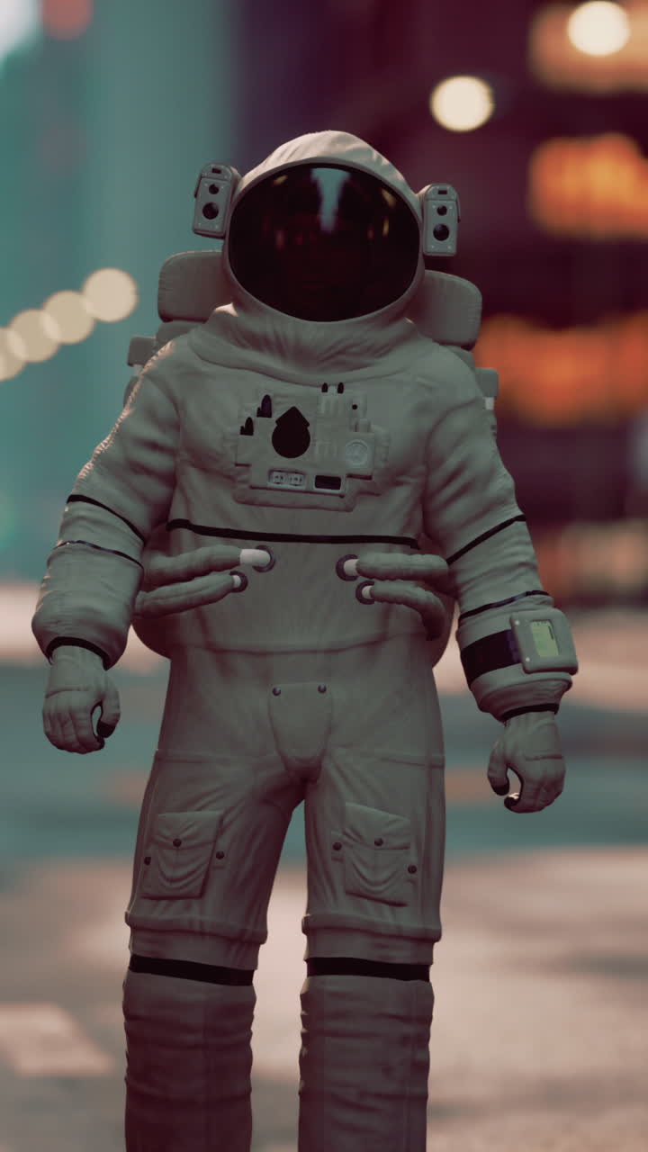 astronauta en traje espacial