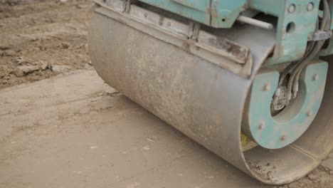 excavation tractor works, compaction of the soil