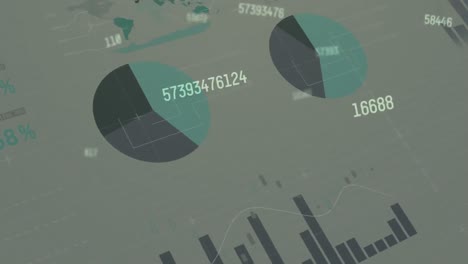 Animation-of-financial-data-processing-over-grey-background