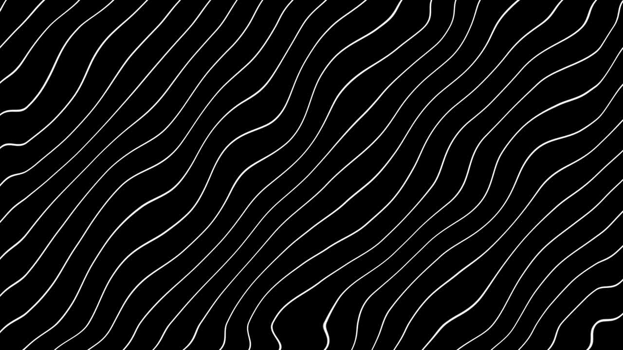 onda de partículas, movimiento de onda de línea de cuadrícula fondo animado abstracto onda de partículas digitales y luces fondo, fondo de partículas digitales cibernético o tecnológico, animación de bucle sin costuras