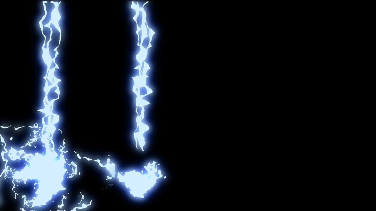 Lightning Thunder energy animation motion graphics