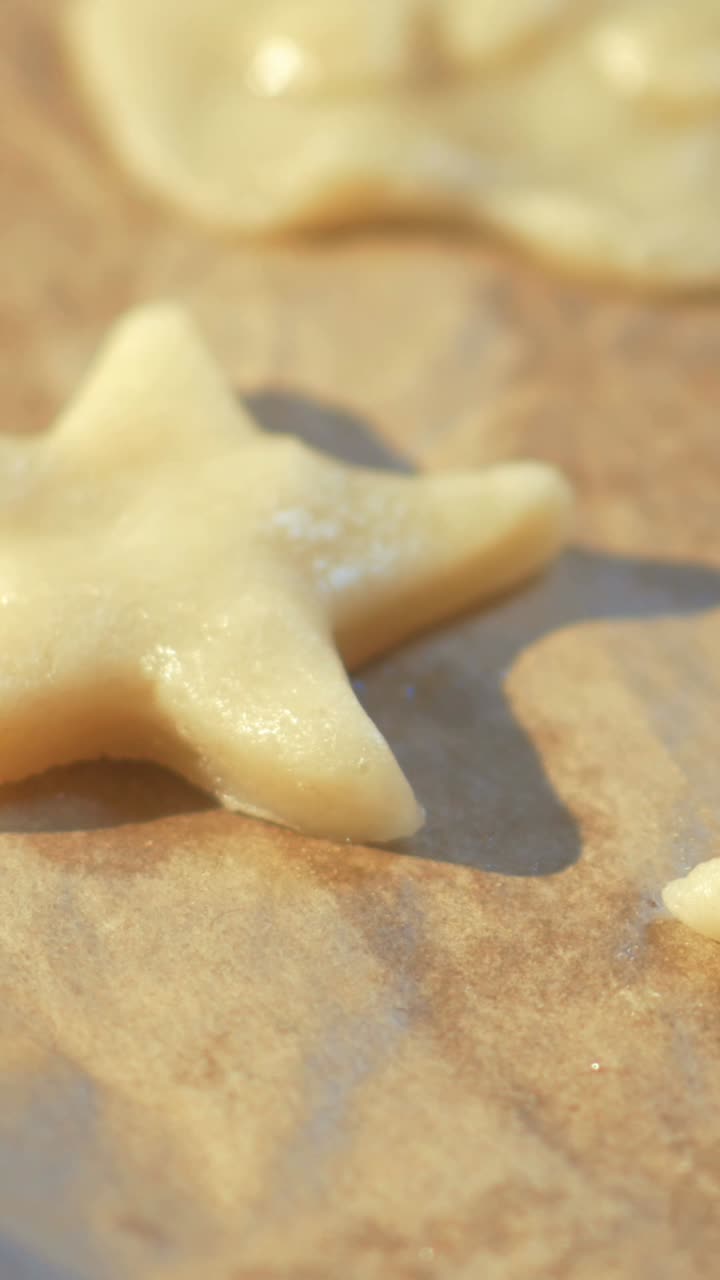 Pasta frolla a forma di stella