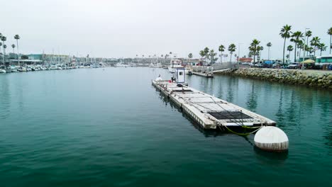 drone view of oceanside harbor bait receiver