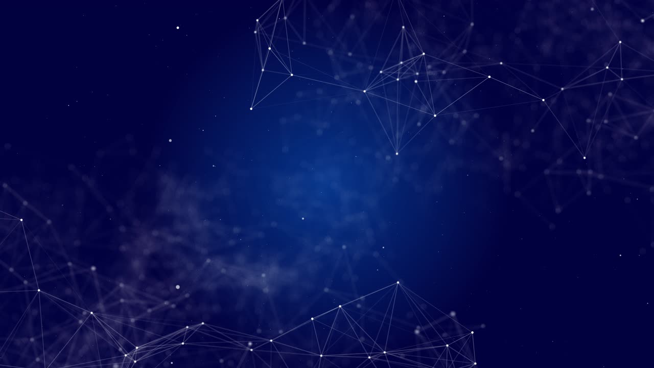 Plexus motion graphic big data of medical business engineering science technology concept moving