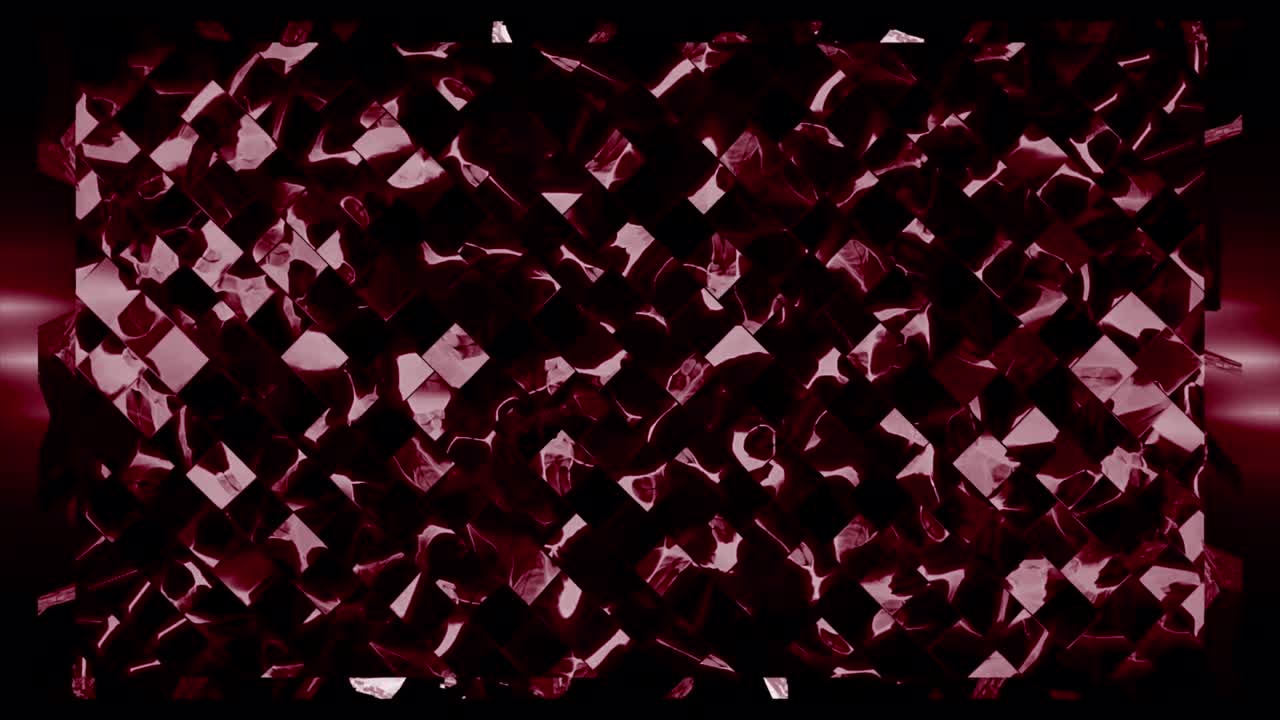 paneles de vidrio líquido cuadrados con el efecto de agua como textura. diseño. sustancia extraña con rayas oscuras diagonales, bucle sin costuras