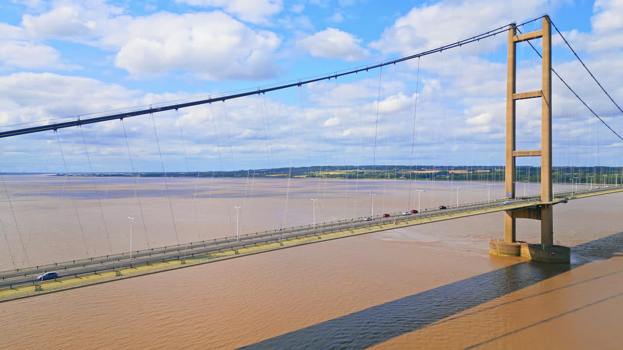 Discover Humber Bridge's elegance in drone video