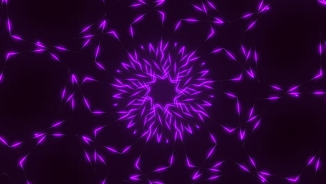 spiraling purple lines in circular pattern abstract design element for web or app