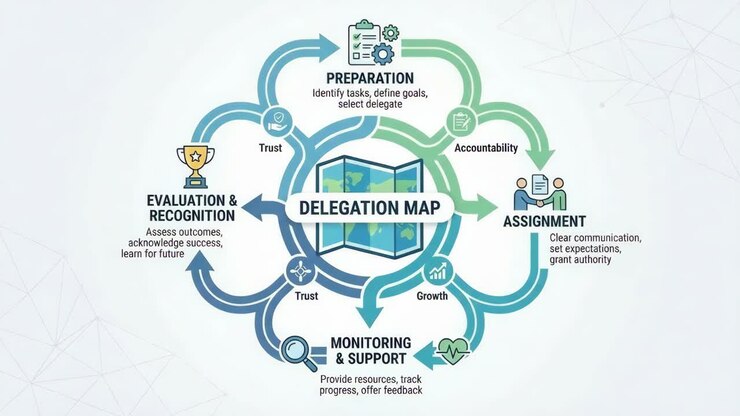 Delegation Process Diagram
