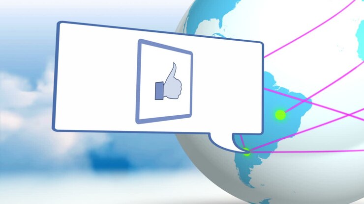 Poche localizzazioni di social network nel mondo