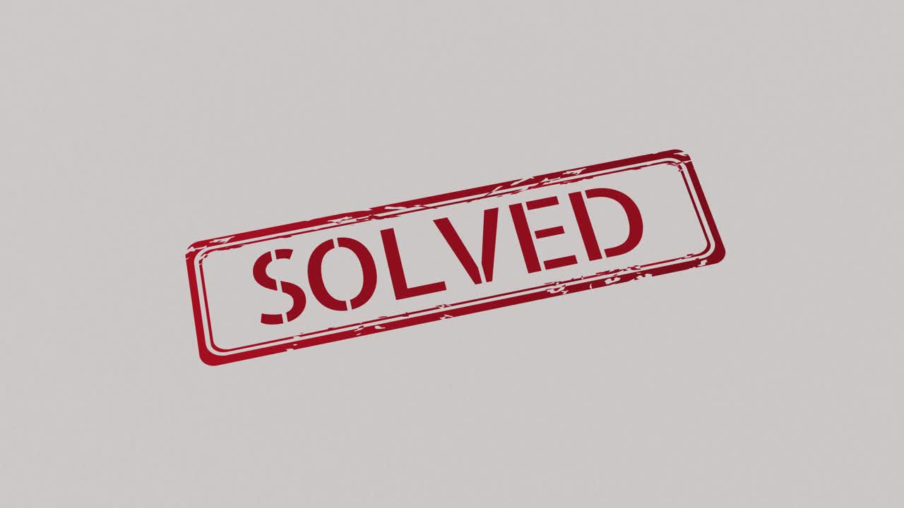 SOLVED Stamp