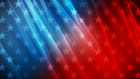 bright glossy usa flag abstract motion background