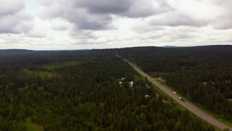 bc scenic: vast roadside views on route 97