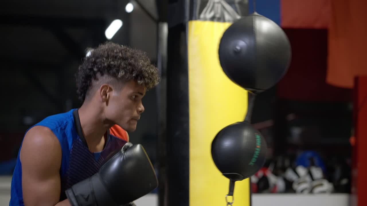 남자 권투 훈련