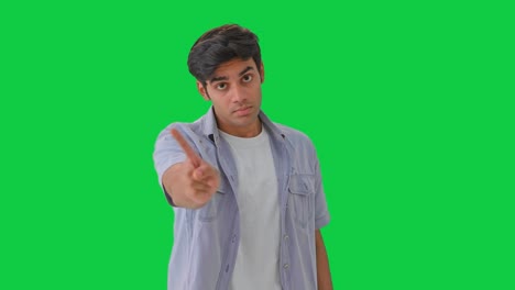 Angry-indian-boy-asking-to-stop-and-saying-NO-Green-screen