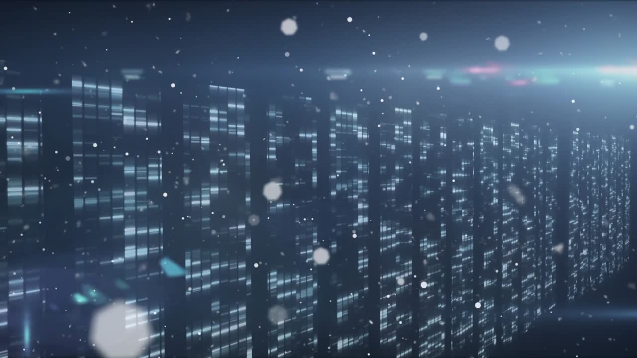 Unique design video with abstract pattern, copy space