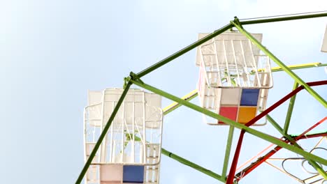 ferris wheel with blue sky