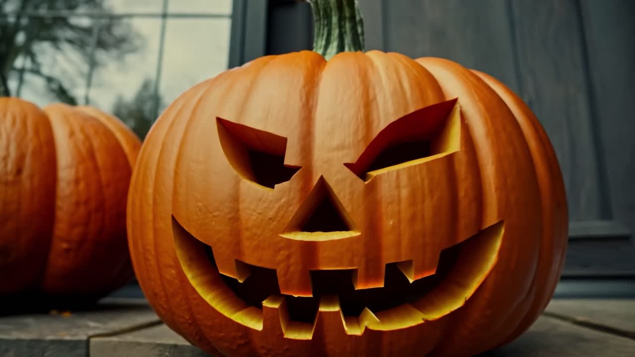 Las espeluznantes calabazas de Halloween