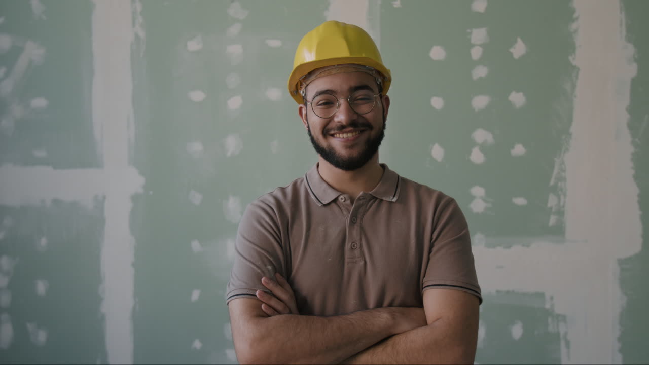Construction Worker Smiling