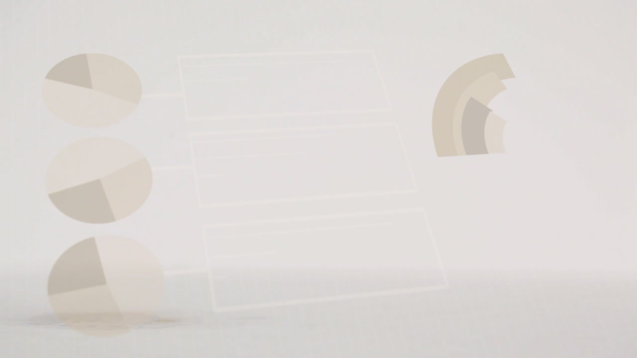 집 모델에 대한 통계 및 데이터 처리의 애니메이션