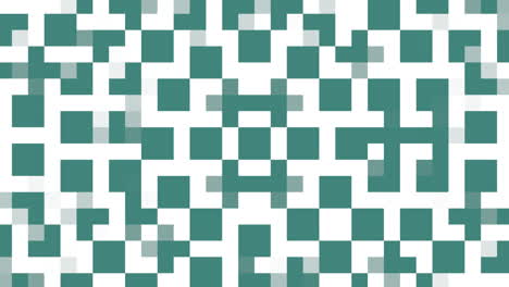 píxeles verdes y blancos en el patrón de 8 bits en el gradiente