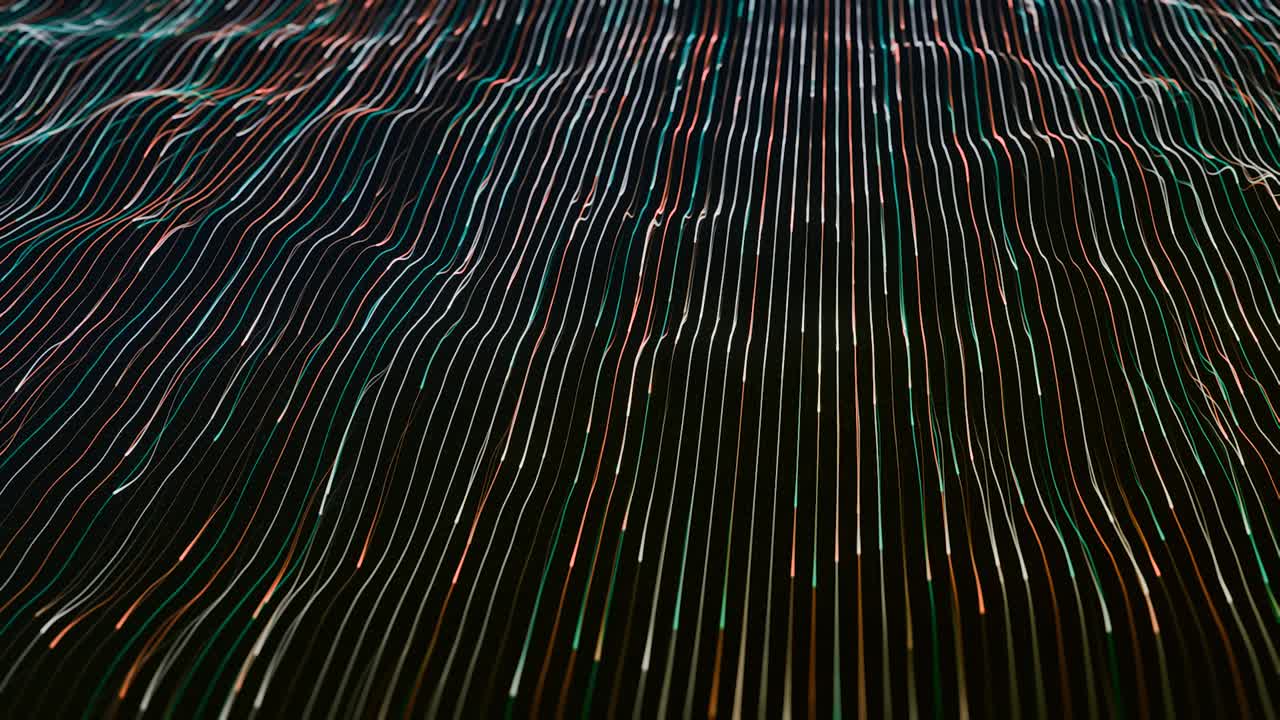 абстрактные светящиеся линии